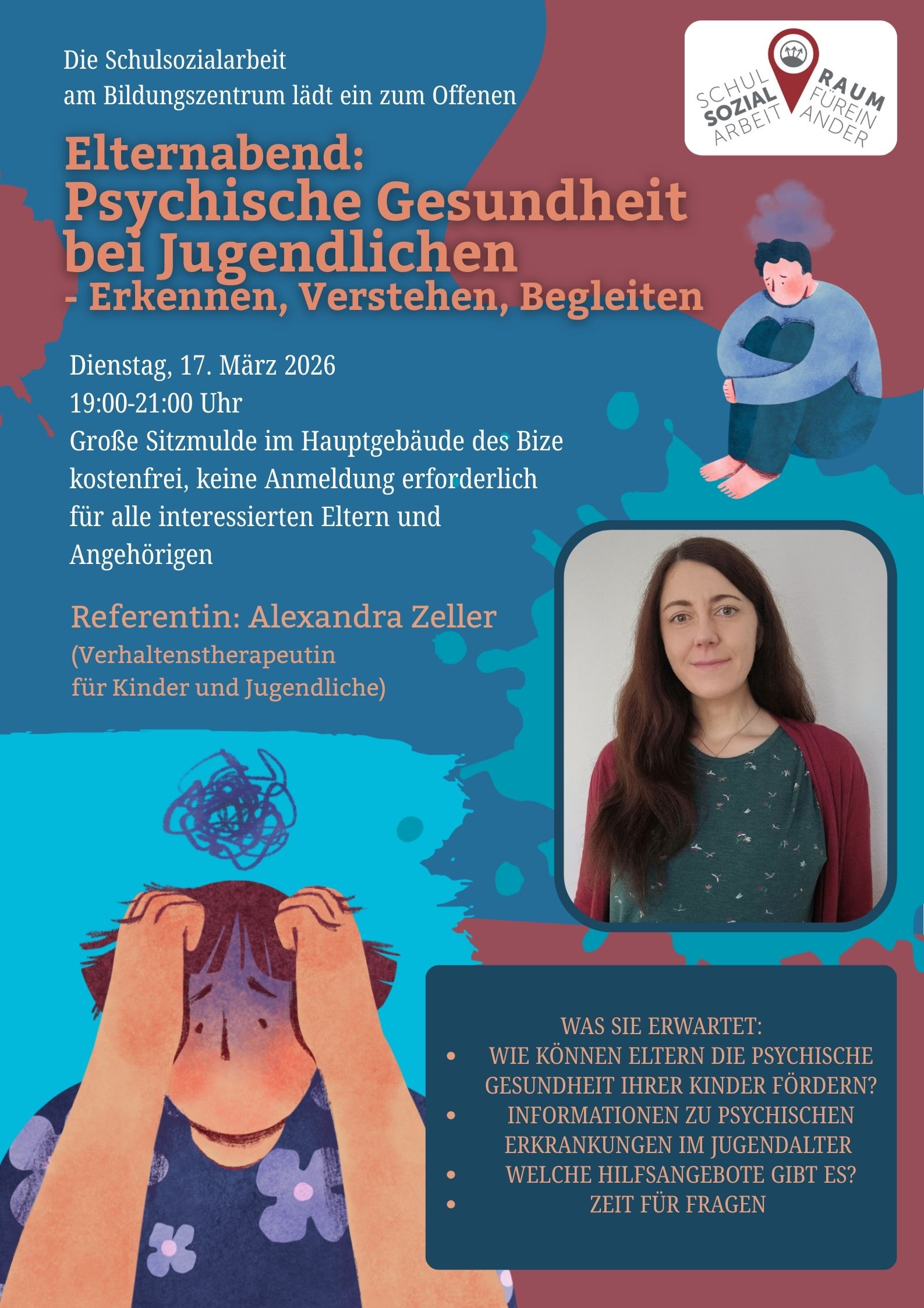 Poster Elternabend Psychische Gesundheit